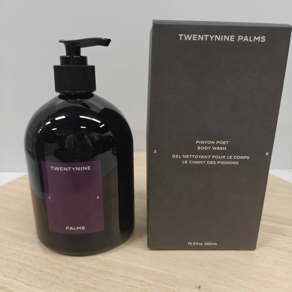 TwentyNine Palms Pinyon Poet Body Wash‎ 16.9 fl oz $47 retail Vegan Cruelty Free
